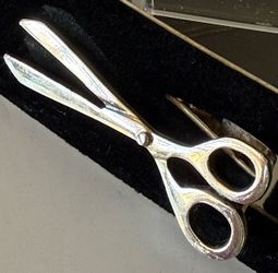 Scissors Tie Clip