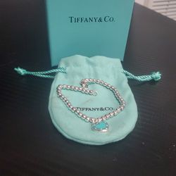 Tiffany Co bracelet Heart Bead Bracelet 4mm