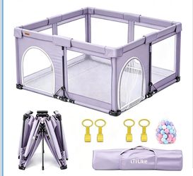 Large Purple Playpen including Mat