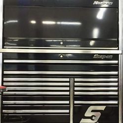 Snap-On Epiq 60” Toolbox w/ Hutch Black & Stainless Steel