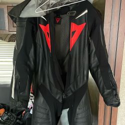 Dainese 1 Piece Leather Suit. Size 50