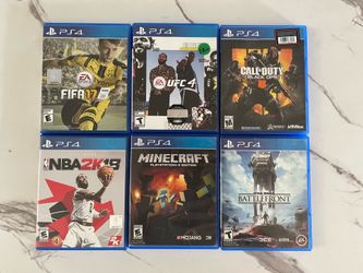 $10 Each - 6 PS4 Games