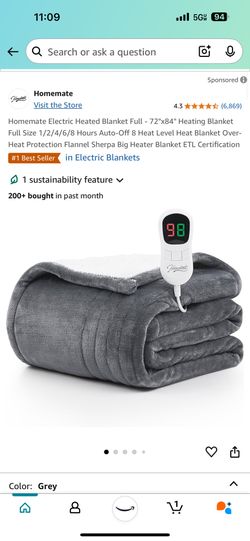 Full Size Electric Blanket