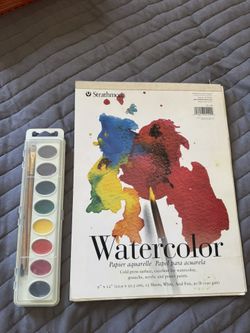Watercolors with Watercolor Paper