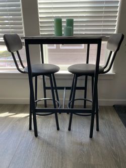 Bar Height Table and Stools