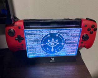 Nintendo Switch with Hori Split Pad Pro Red