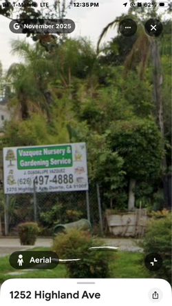Nursery for sale at city of Duarte