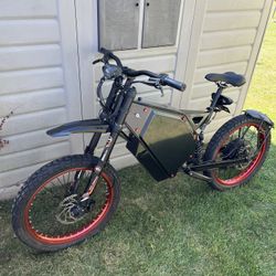 55+ Mph Fast !! 75 Miles Per Charge Electric Ebike Enduro