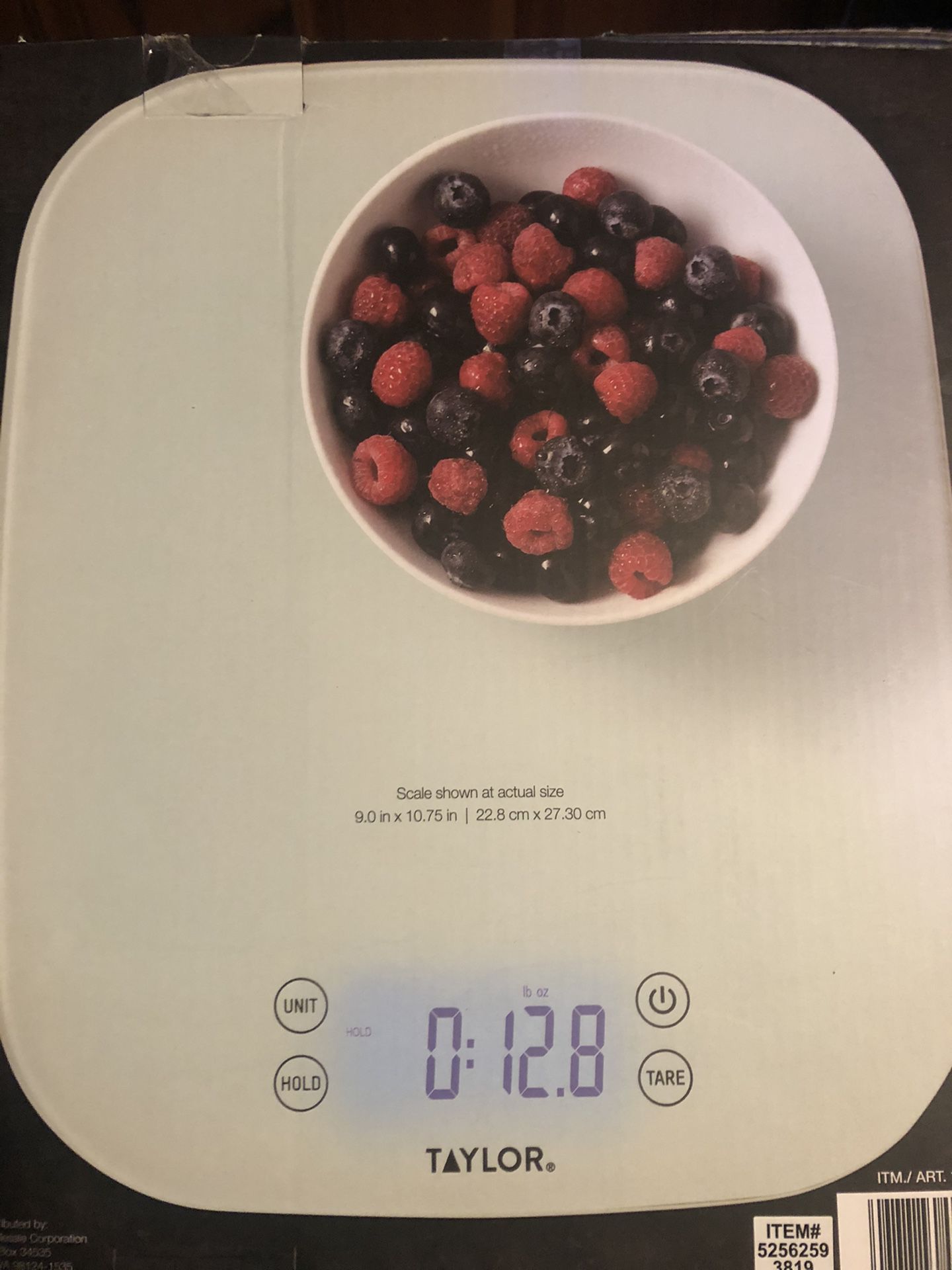 Taylor Digital Waterproof Kitchen Scale With Batteries Included