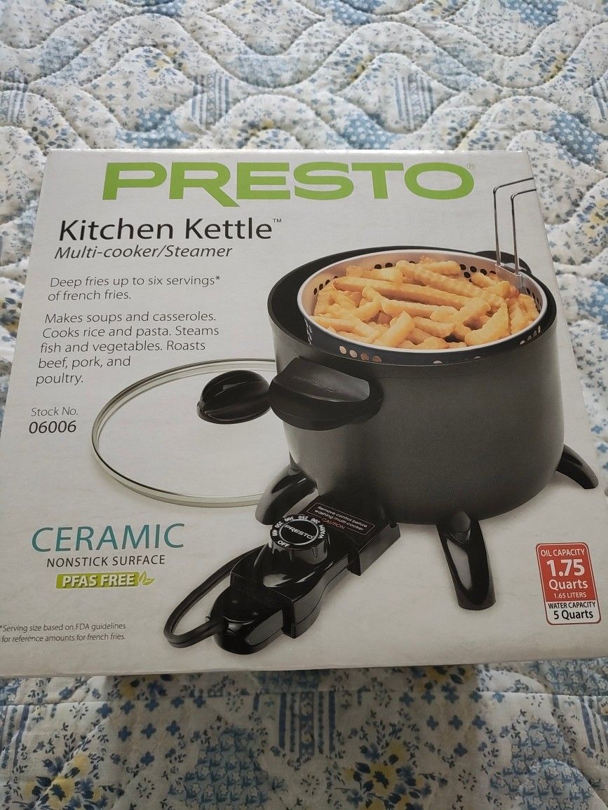 Three In One.Deep Fryer,Steamer, Slow Cooker. PRICE FIRM