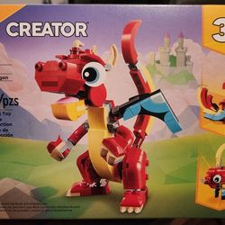 Lego Creator 3 In 1 Red Dragon