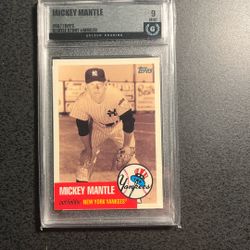 Mickey Mantle 2007 Topps Story Card -Graded 9