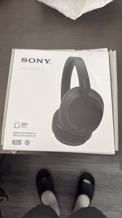 Sony WH-CH720N Wireless Noise Cancelling Over-Ear Headphones, Black