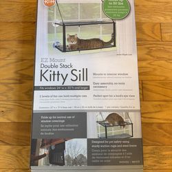 Double Kitty Sill, suction window mount