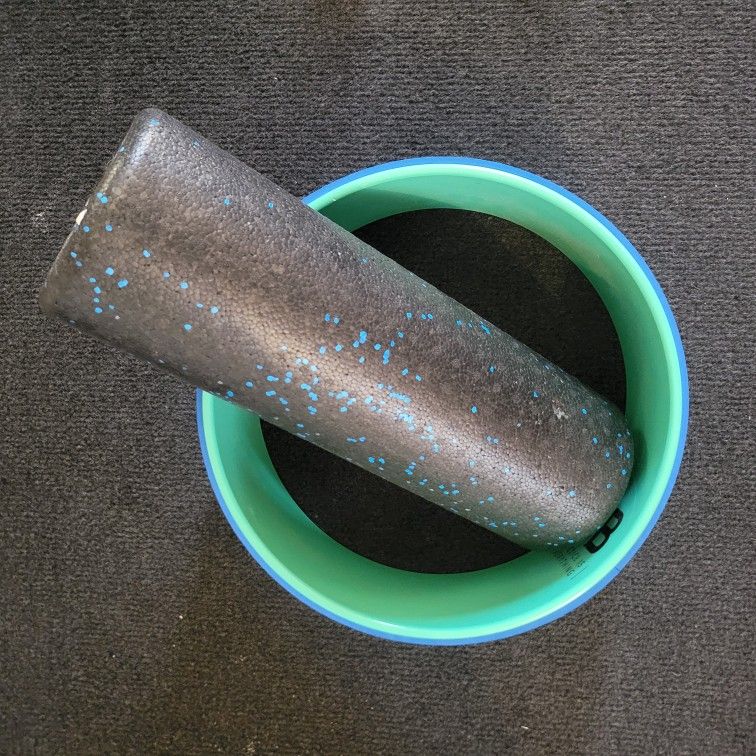 18 Inch Foam Roller And Yoga Wheel For Stretching