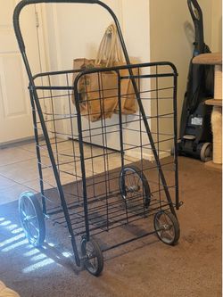 Collapsible laundry/storage cart