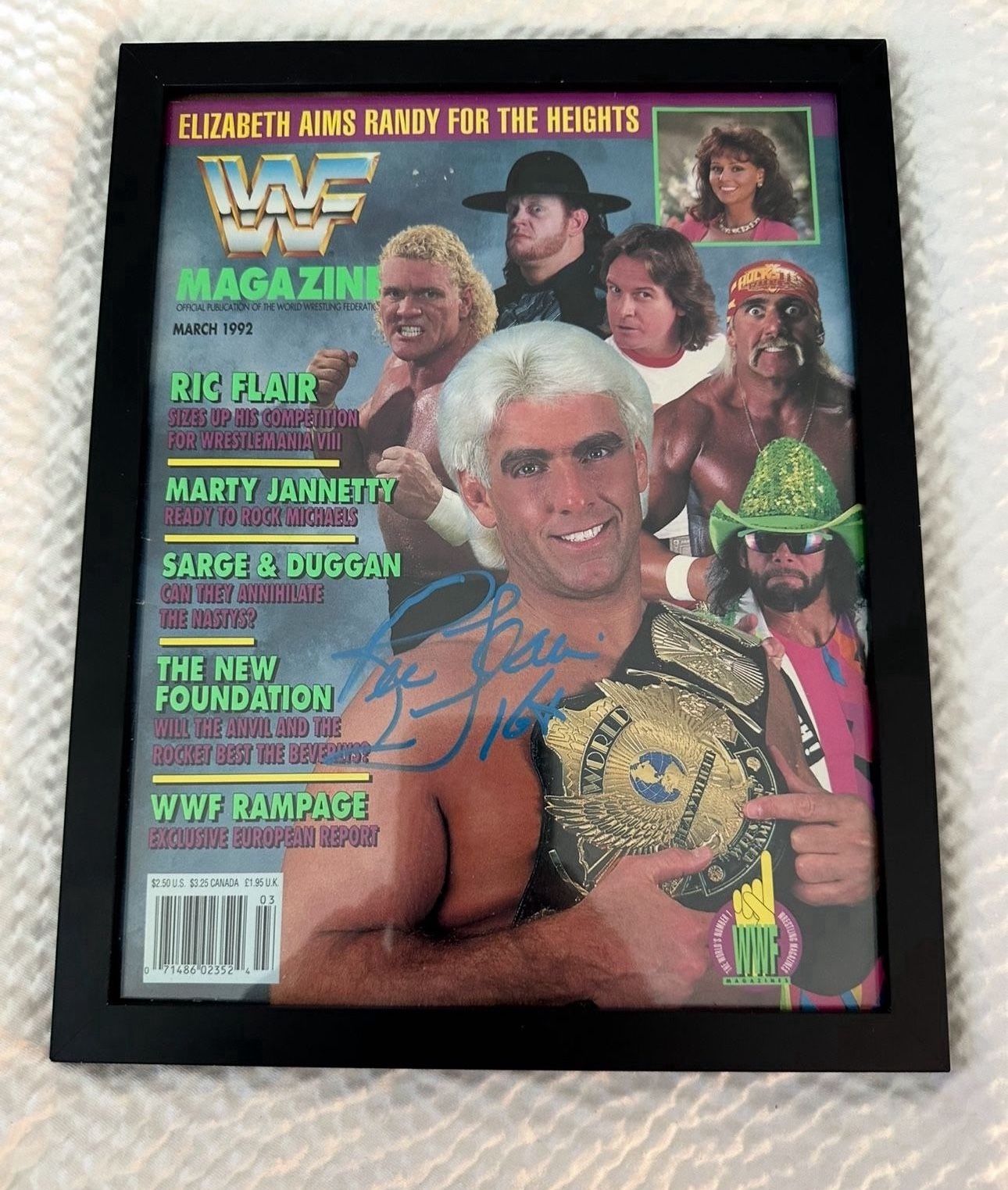 RARE WWF MAGAZINE BY RIC FLAIR, WWE