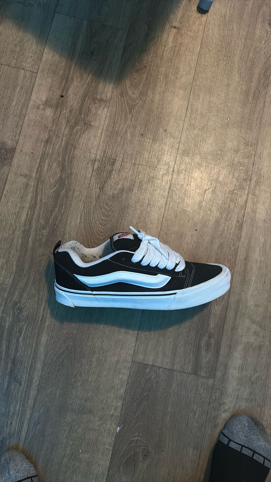 Knu Skool Vans Black White
