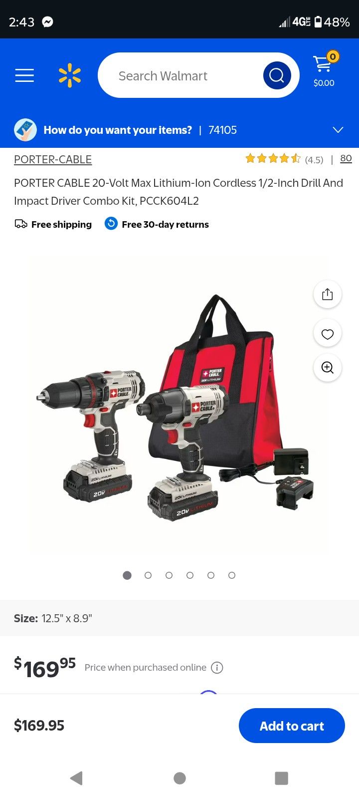 20V 2Pc Porter Cable Set 