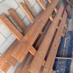 7 pcs 24’ truck deck rails – sturdy, in good condition.