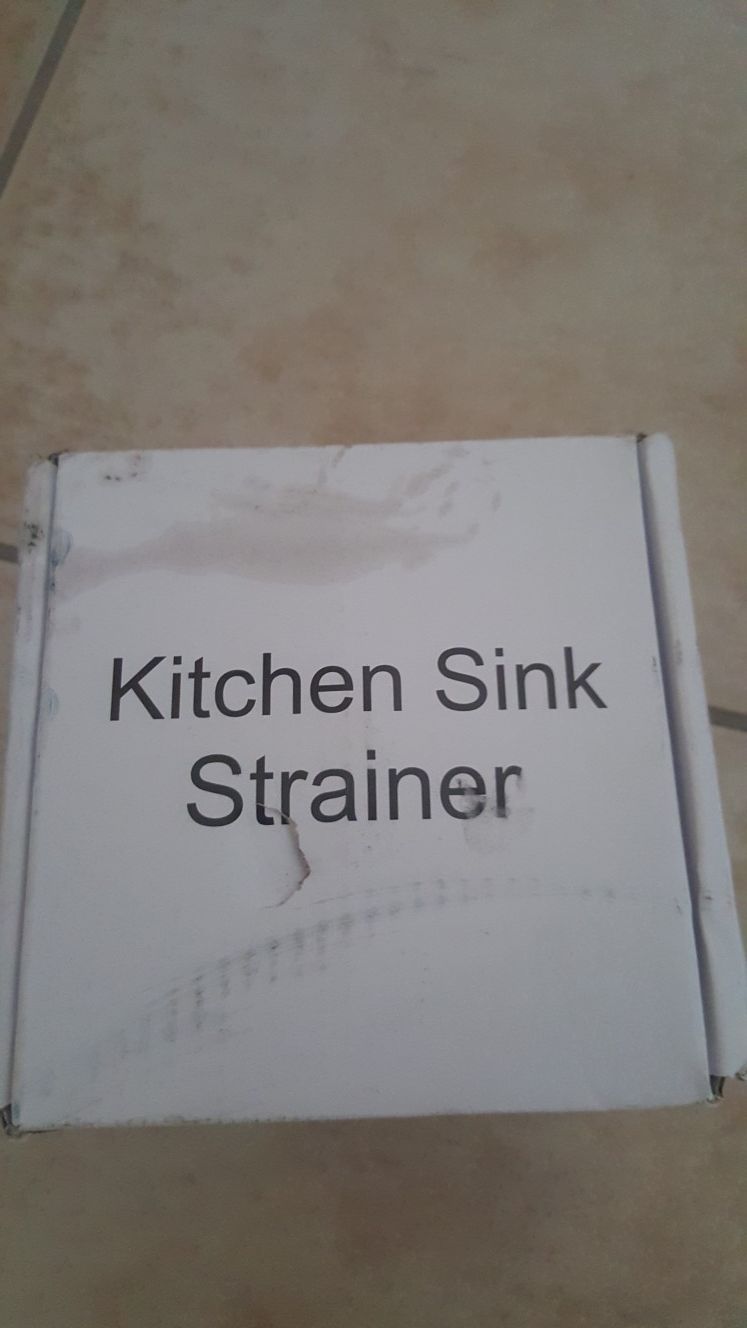 Brand New kitchen sink strainer in stainless steel