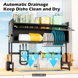 Over The Sink Drain Board & Storage