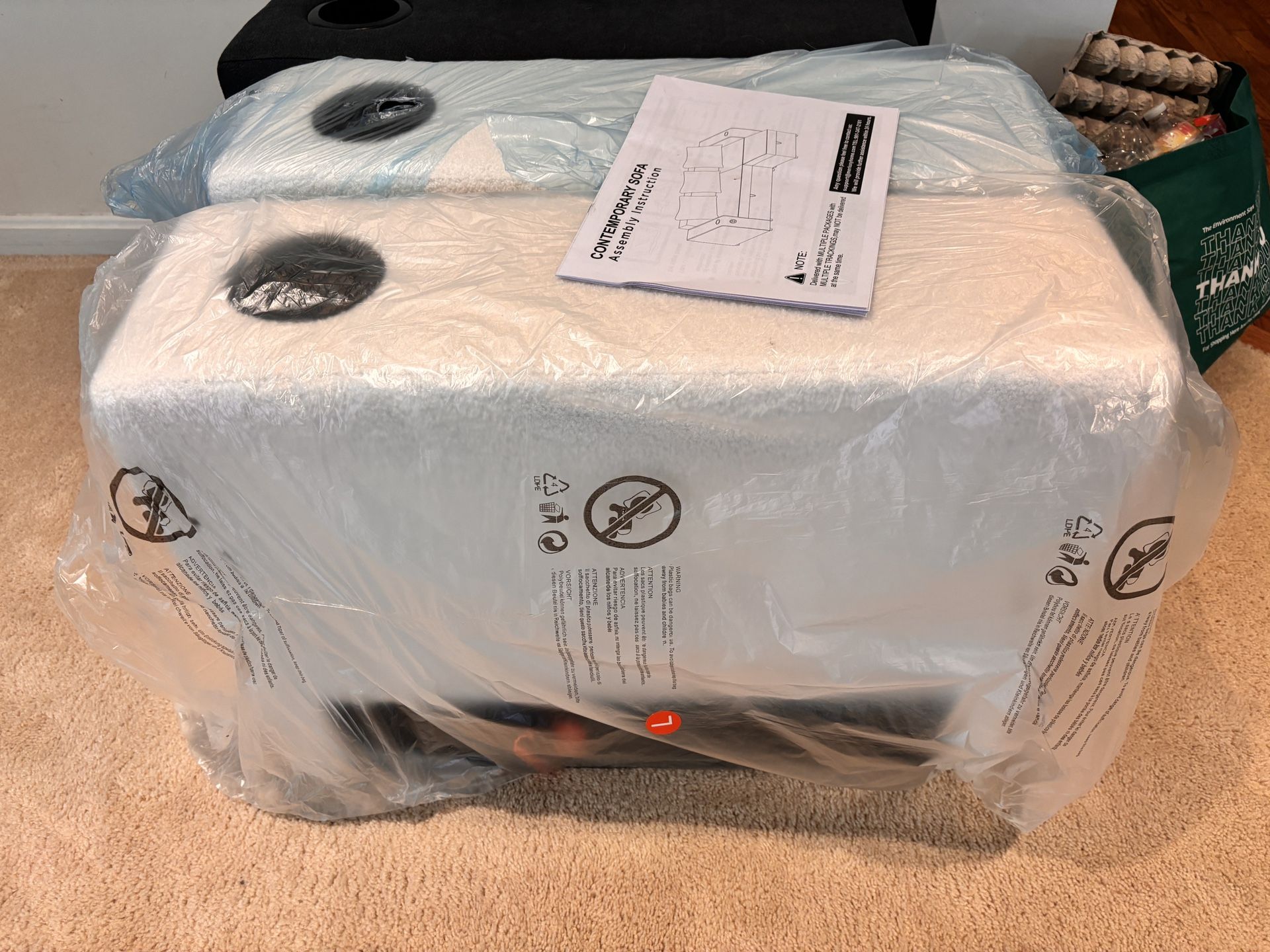 Sofa Armrest Parts And Hardware For DIY. New In Box
