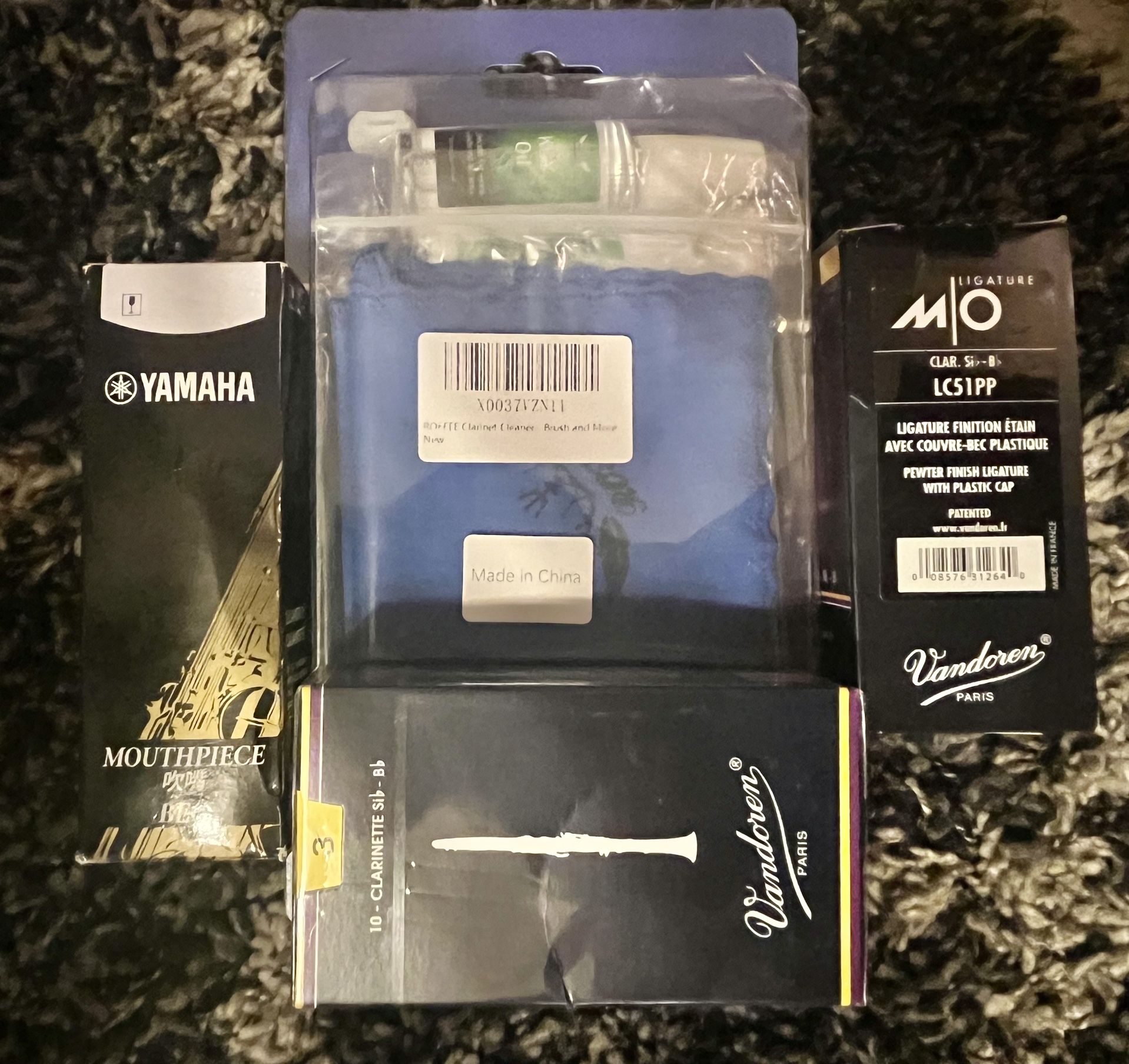 Clarinet Cleaning Kit/Mouthpiece/Reeds/Ligature