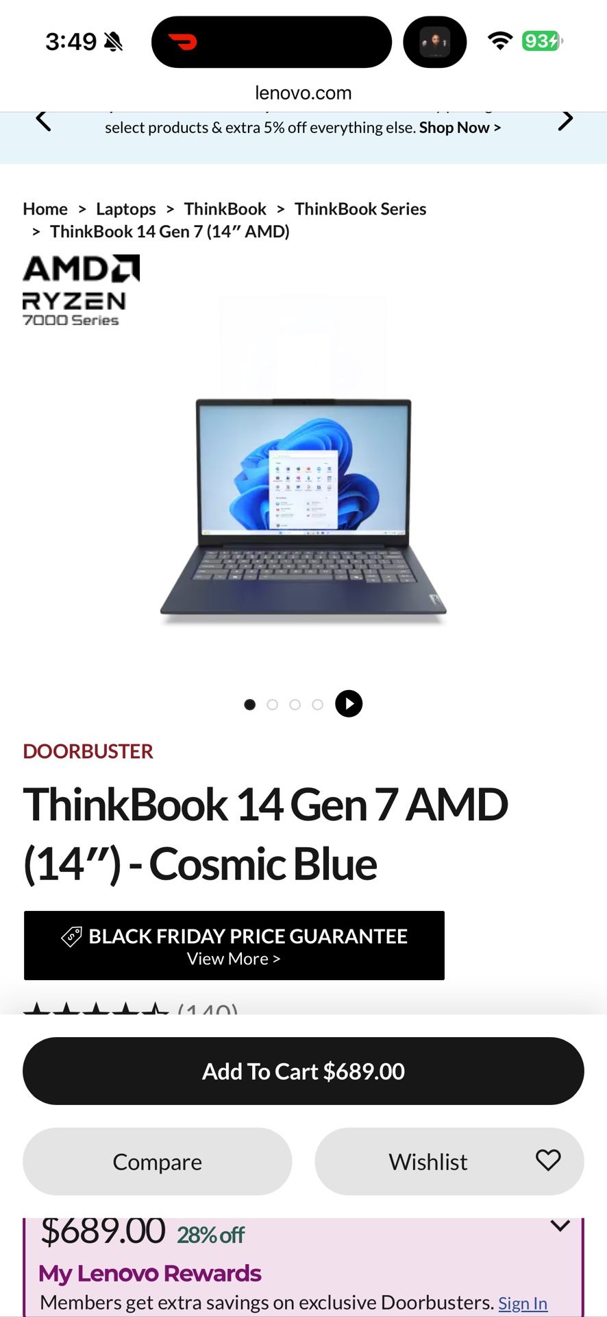 Lenovo ThinkBook 14 G7 AMD