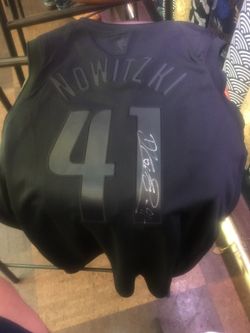 Autographed Dirk jersey
