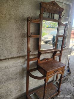 Antique Hall Tree