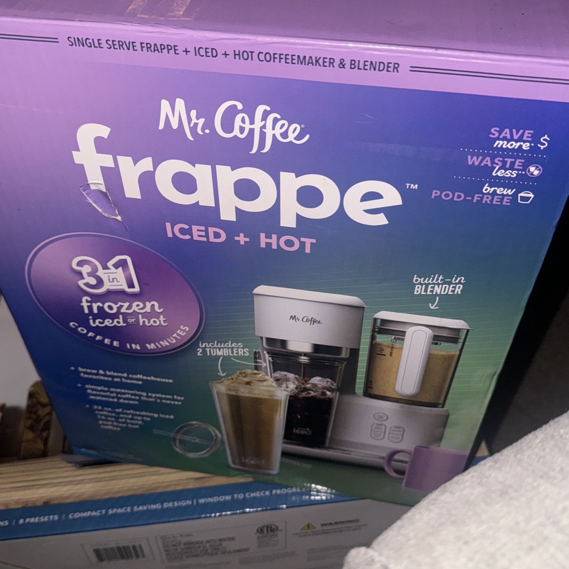 Frappe marker, Air Fryer & magic Bullet Juicer
