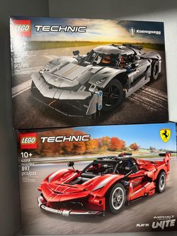 LEGO Koenigsegg Gray & Ferrari