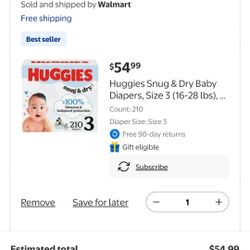 Huggies Size 3