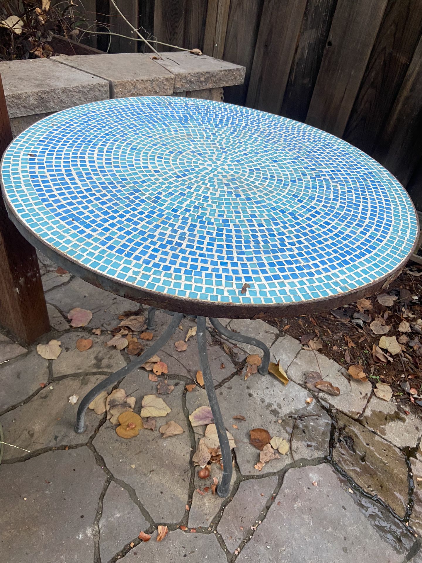 Tiled Bistro Table + 2 Chairs