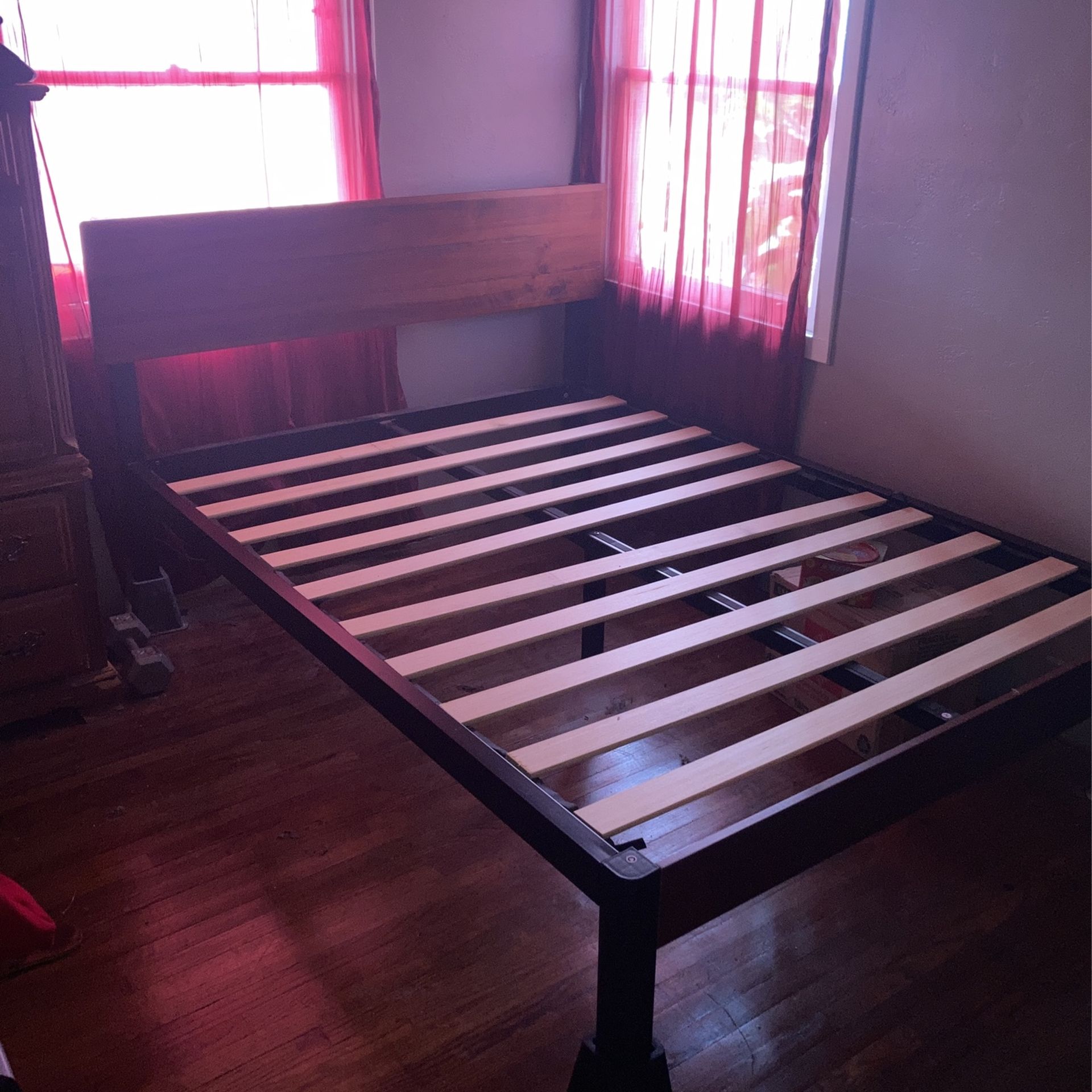 Mid Century Style Queen Bed Frame