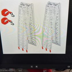 Atv Quad Aluminum Folding Ramp! New 