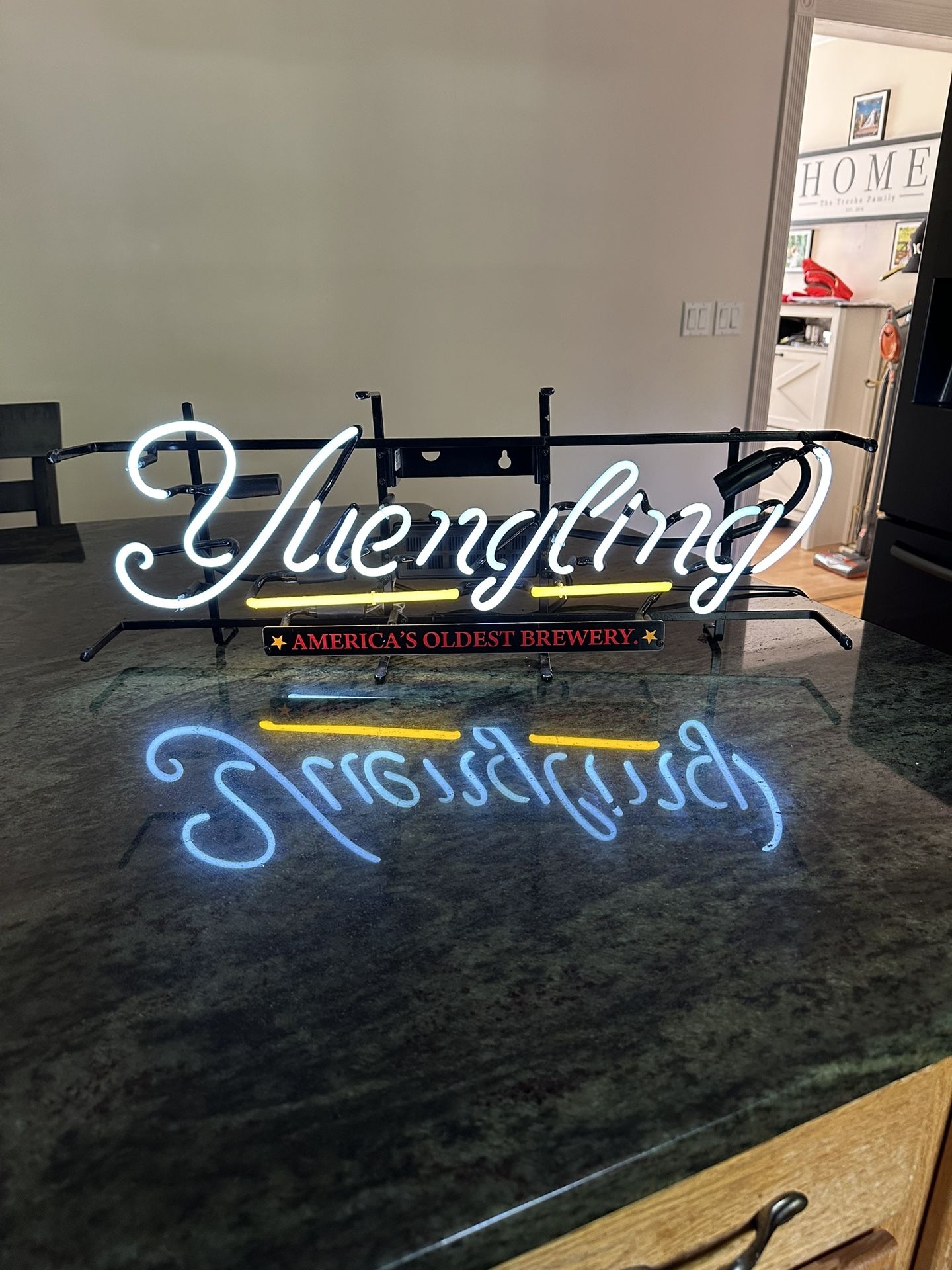 Yuengling neon sign. Yuengling is an American brewing company