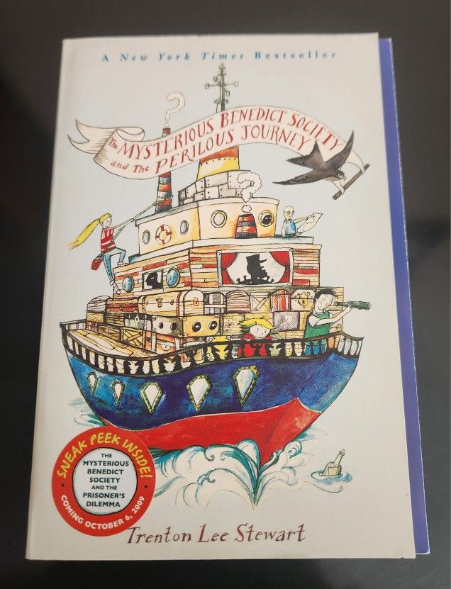 New! A New York Times Bestseller!  The MYSTERIOUS BENEDICT SOCIETY and  The PERILOUS JOUNEY NOVEL!!