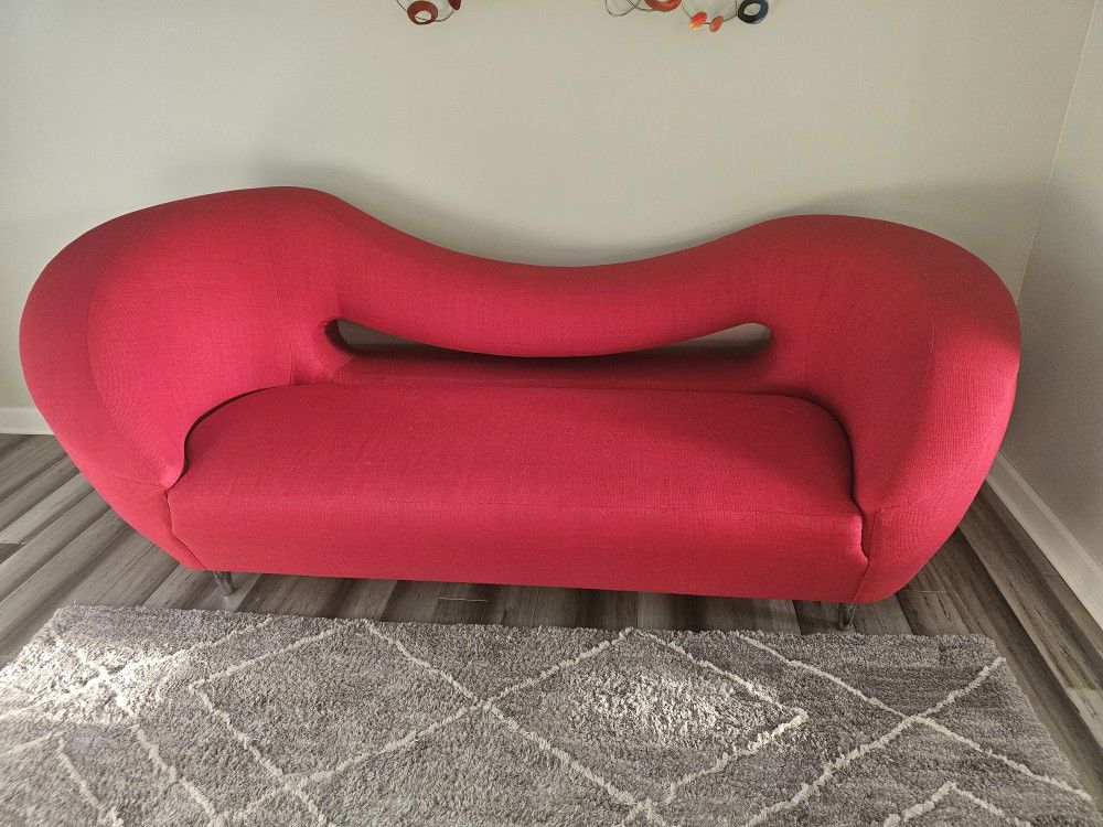 Modern Red Couch