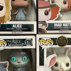 Alice In Wonderland Funko Pops