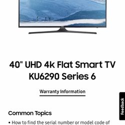Samsung 4K Smart TV 