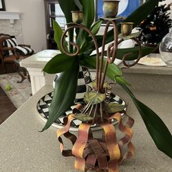 The Round Top Collection Pumpkin Candelabra! New W/tags.