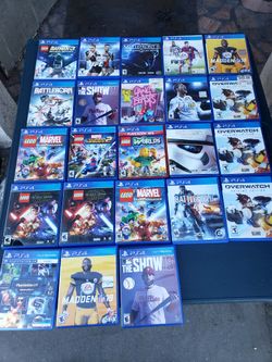 $15! Per Game 4 for $60! 8 for $100! 17 for $200! 25 for $300! Playstation 4 PS4 Games juegos New Conditions Can be delivered
