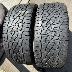 2 Tires 255-55-18 Bf Goodrich $110 For Both Mounted And Balanced 
