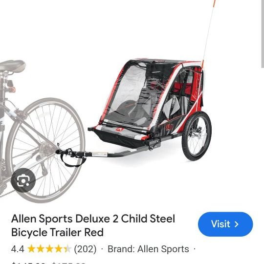 Brand NEW 2 Child Bike Trailer At A Considerable Discount😬