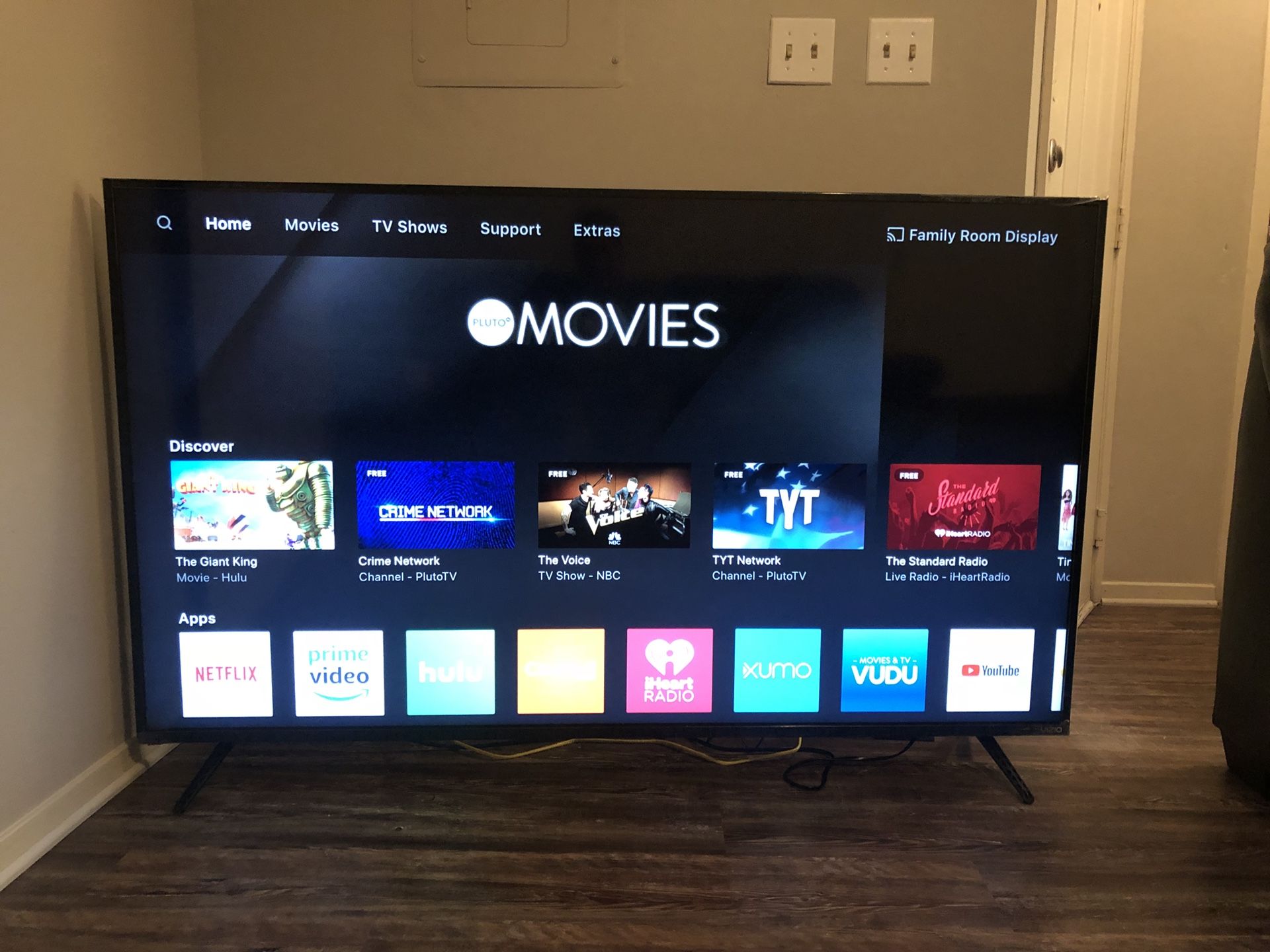 4K Vizio 70 inch tv with box