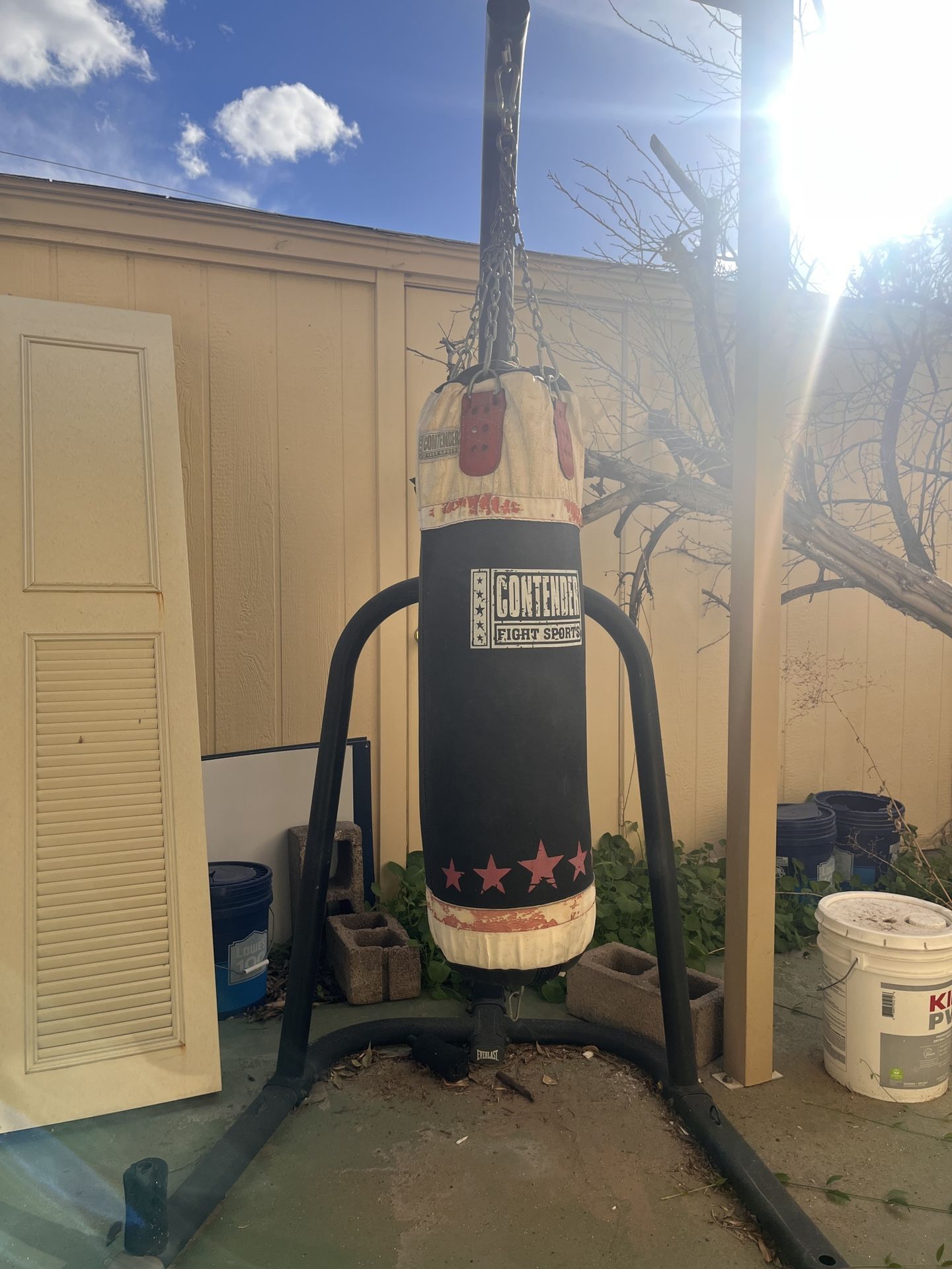 Punching Bag With Set Up