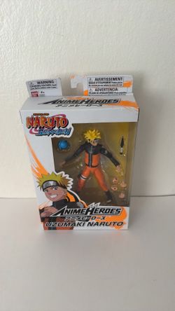 Bandai Anime Heroes Naruto Shippuden Naruto Uzumaki Action Figure