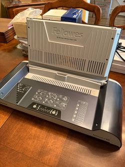 Fellows Helios 30 binding machine with accessories